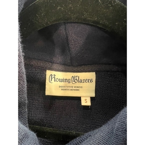 Navy Blue Pullover Hoodie Size S - Picture 4 of 5